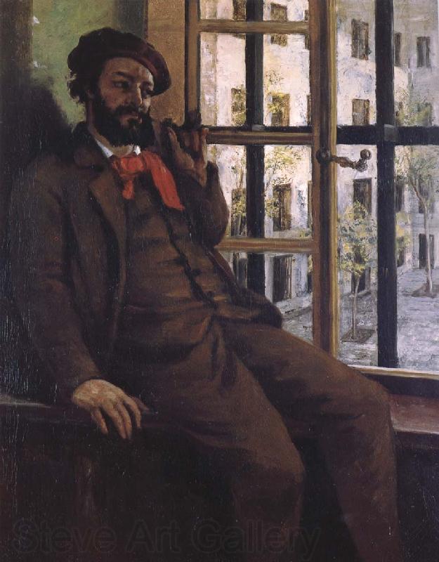 Gustave Courbet Self-Portrait at Sainte-Pelagie Norge oil painting art